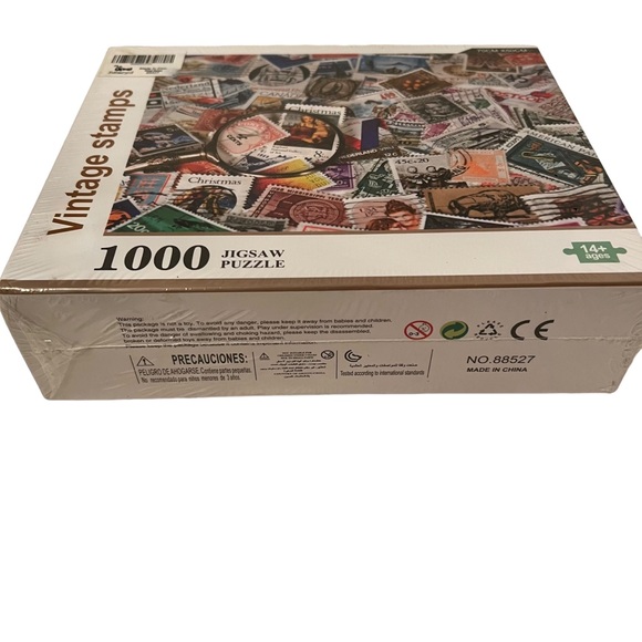 Vintage Stamps 1000 Piece Jigsaw Box - Picture 3 of 4